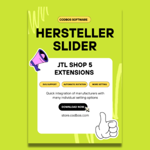 JTL Shop 5 Manufacture Slider Extension Per Year Licence